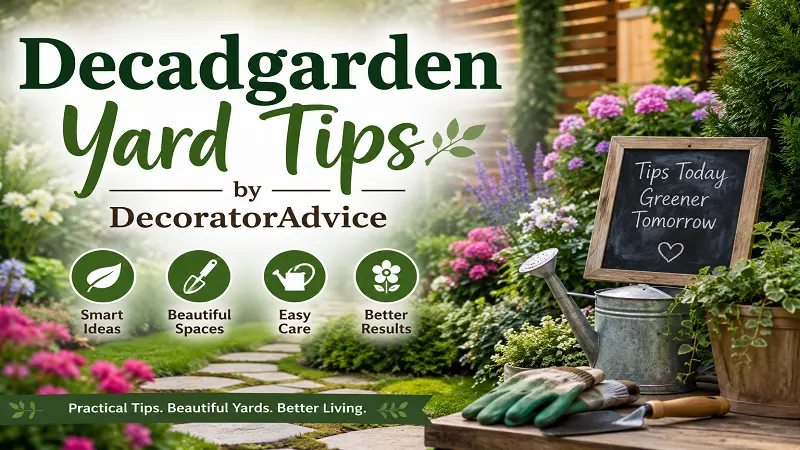 Decadgarden Yard Tips by DecoratorAdvice