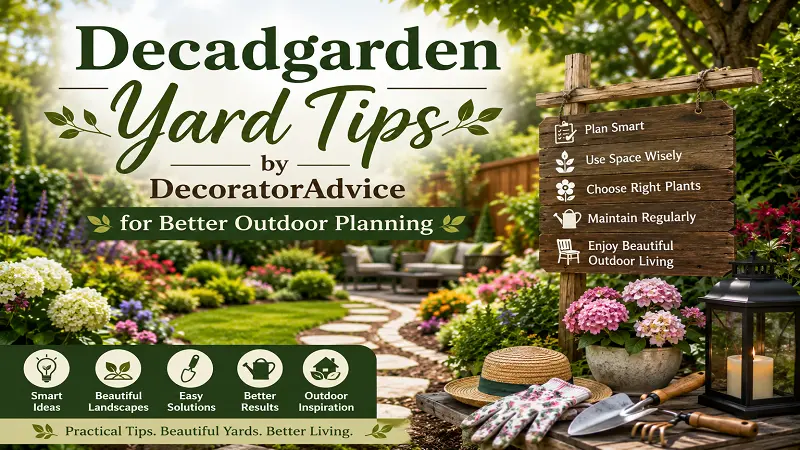 Decadgarden Yard Tips by DecoratorAdvice for Better Outdoor Planning