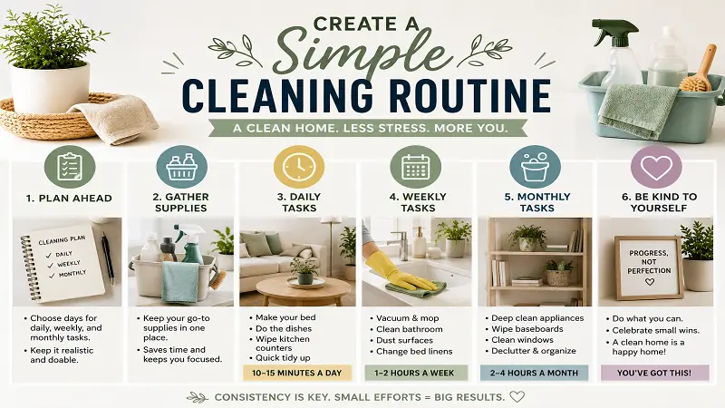 Create a Simple Cleaning Routine