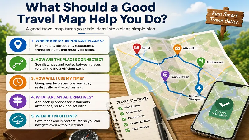 What Should a Good Travel Map Help You Do?