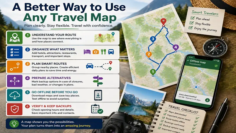 A Better Way to Use Any Travel Map