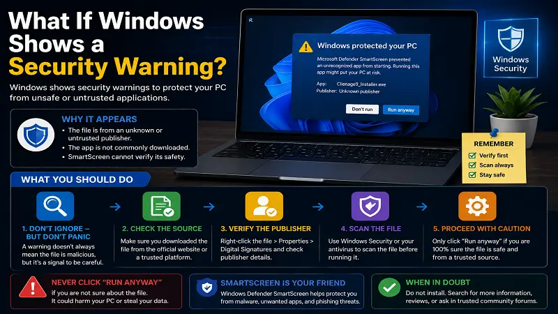 What If Windows Shows a Security Warning?