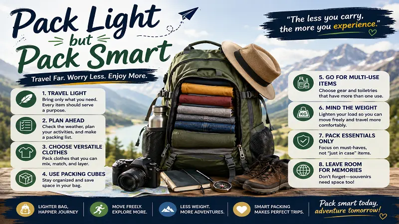 Pack Light but Pack Smart