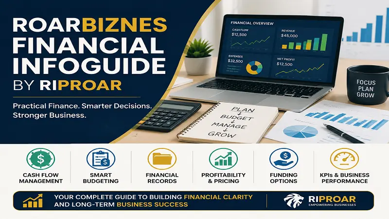 Roarbiznes Financial Infoguide by Riproar