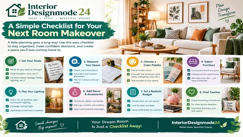 A Simple Checklist for Your Next Room Makeover