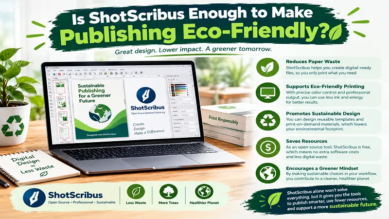 Is ShotScribus Enough to Make Publishing Eco-Friendly?